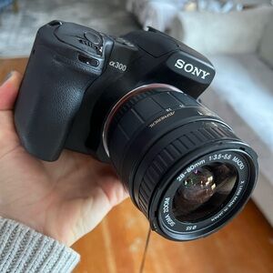 Sony Alpha 300 Black Digital Camera